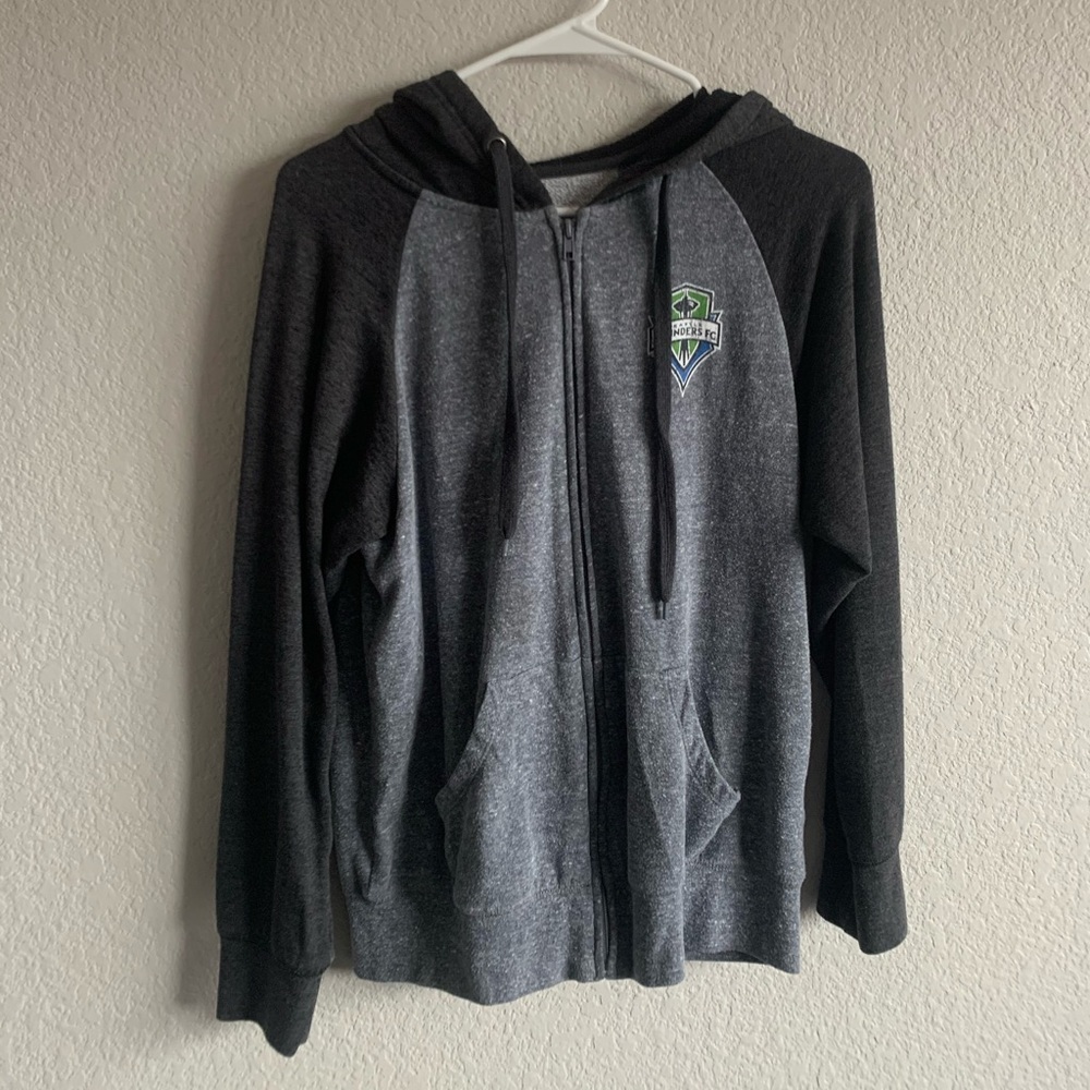 Sounders Grey Zip Up Jacket